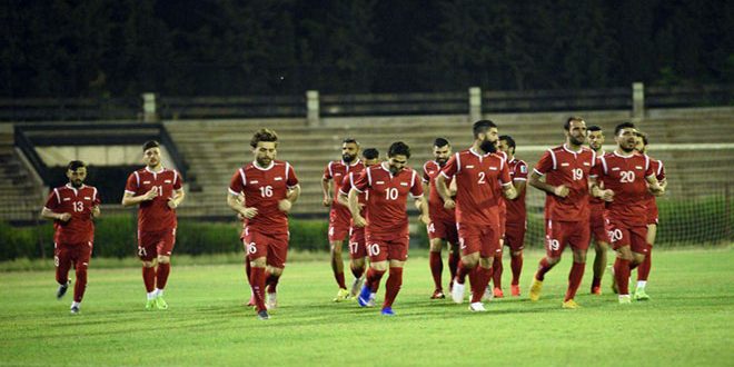 دام برس : دام برس | منتخب سورية لكرة القدم يواصل معسكره التدريبي استعدادا للقاء إيران وأوزبكستان