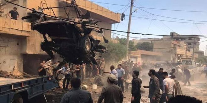 دام برس : استشهاد وجرح عدد من المدنيين في تفجير سيارة مفخخة بالقامشلي