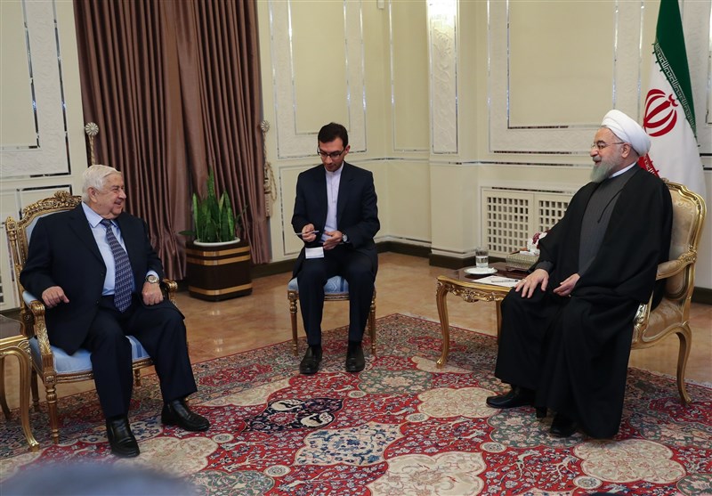 دام برس : دام برس |  الرئيس روحاني للمعلم : أمن واستقرار سورية من اهم أهداف إيران الإقليمية
