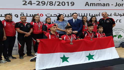 دام برس : دام برس | منتخب سورية بالريشة الطائرة ينال مزيداً من الميداليات في بطولة غرب آسيا
