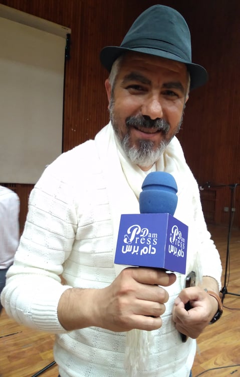 دام برس : الممثل أحمد الحلاق لدام برس: الفن رسالة محبة يحملها الفنان للناس