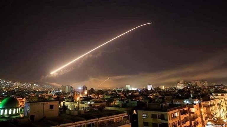 دام برس : دام برس | الدفاعات الجوية السورية تتصدى لهجوم صاروخي إسرائيلي