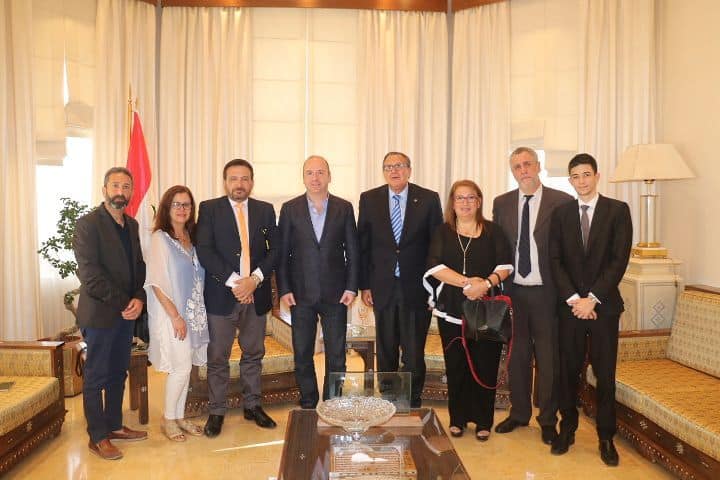 دام برس : دام برس | وزير السياحة يلتقي وفد المغتربين السوريين في الأرجنتين المشاركين في معرض دمشق الدولي