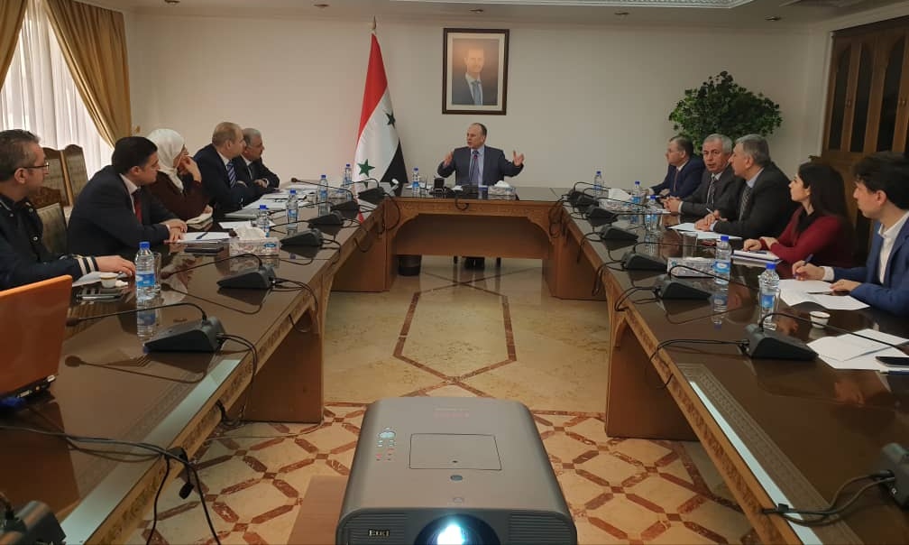 دام برس : دام برس | وزير التعليم العالي يلتقي بالكادر الطبي و الإداري لمشفى الأسد الجامعي