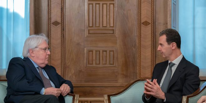دام برس : دام برس | الرئيس الأسد لوكيل الأمين العام للأمم المتحدة: ضرورة إدخال المساعدات العاجلة إلى كل المناطق في سورية