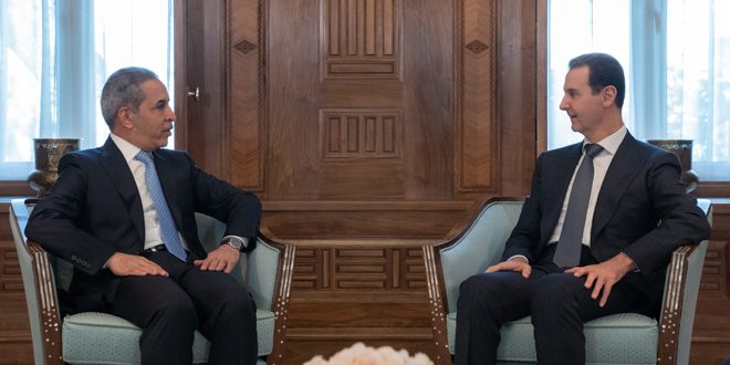 دام برس : دام برس | الرئيس الأسد يستقبل زيدان والحديث يدور حول العلاقات الثنائية بين سورية والعراق