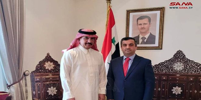 دام برس : دام برس | السفير السعودي يزور السفارة السورية في مسقط