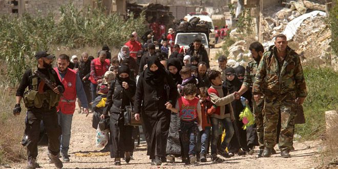 دام برس : دام برس | خروج 143 ألف شخص من الغوطة الشرقية