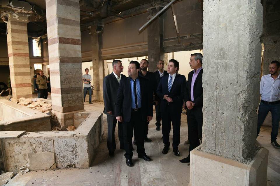 دام برس : دام برس | وزير السياحة يزور دير الزور ويطلع على أضرار المواقع السياحية والأثرية لإعادة تأهيلها