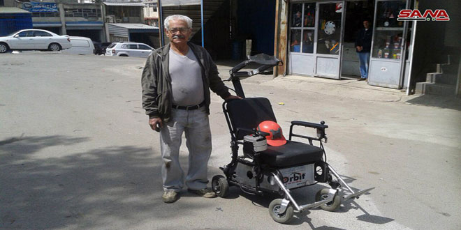 دام برس : دام برس | مخترع سوري يصمم كرسياً لحالات الشلل الرباعي بتقنية جديدة