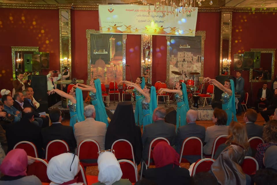 دام برس : دام برس | انطلاق فعاليات مهرجان التراث السوري في فندق شهبا حلب