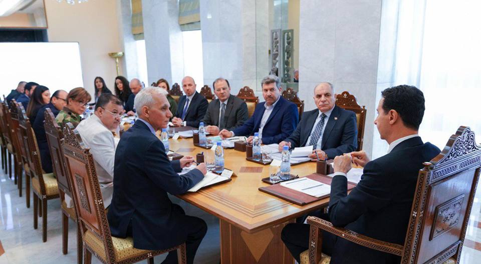 دام برس : دام برس | الرئيس الأسد يترأس اجتماع اللجنة المشتركة لبرنامج جريح الوطن