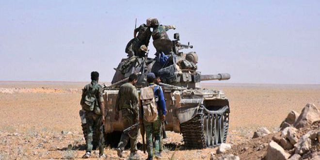 دام برس : دام برس | الجيش السوري يتابع عملياته للقضاء على ما تبقى من فلول إرهابيي داعش في البادية