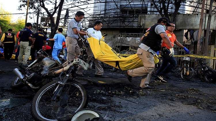 دام برس : دام برس | داعش فخخ طفلين وفتاتين قاصرتين لتفجير ثلاث كنائس إندونيسية ومقتل وجرح العشرات