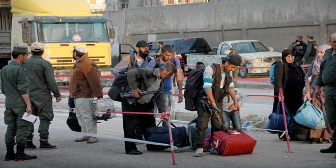 دام برس : خروج دفعة من المسلحين من حي برزة بدمشق ... وحمص بالكامل خالية من السلاح والمسلحين