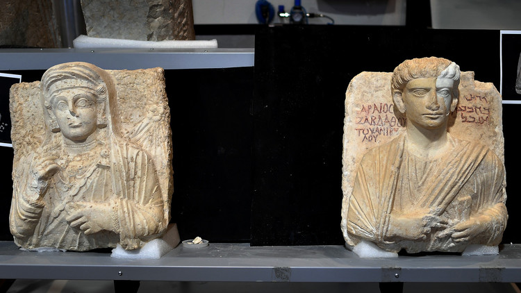 دام برس : دام برس | روما تعيد لسورية تمثالين مرممين دمرهما داعش 