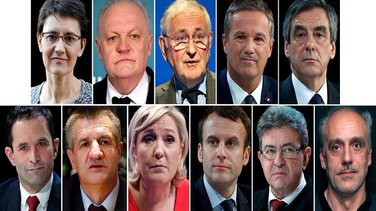 دام برس : دام برس | 11مرشحاً رسمياً للانتخابات الرئاسية الفرنسية