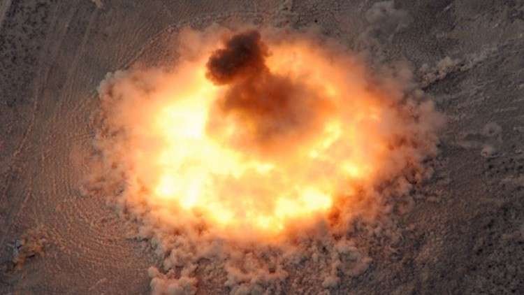 دام برس : دام برس | الجيش الأمريكي يقصف داعش بأقوى قنبلة غير نووية