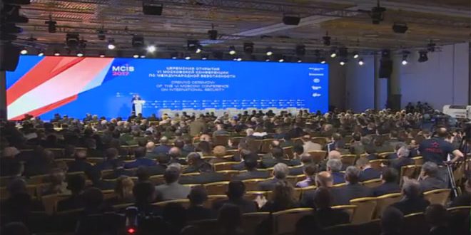 دام برس : شويغو ولافروف في مؤتمر موسكو للأمن: سورية في مقدمة الدول التي تواجهه الإرهاب