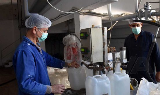 دام برس : دام برس | للتصدي لفيروس كورونا .. شركة سكر حمص قادرة على تلبية احتياجات الجهات العامة من الكحول الطبي