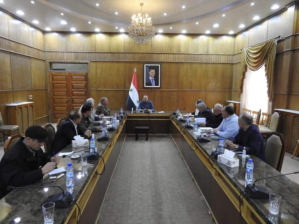 دام برس : دام برس | المكتب التنفيذي لمحافظة حماة يناقش الإجراءات الاحترازية للتصدي لكورونا