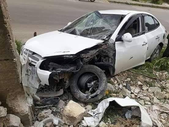 دام برس : وفاة امرأة وإصابة 3 آخرين في حادث اصطدام سيارة مع صهريج وقود على طريق مصياف القدموس