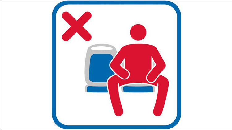 دام برس : دام برس | مدريد تحظر على الرجال الجلوس بهذه الوضعية في المواصلات العامة