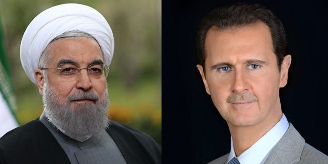 دام برس : دام برس | الرئيس الأسد يبرق معزيا الرئيس روحاني بضحايا الهجوم الإرهابي الجبان في الأهواز