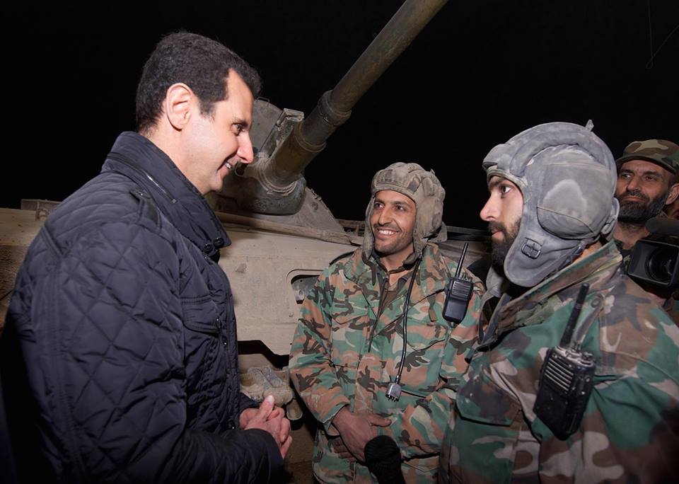 دام برس : دام برس | الرئيس الأسد للجيش : النصر معقود على رايتكم الوطنية وأنتم جديرون به لأنكم تنتمون لمدرسة الشرف والرجولة والصمود والمقاومة