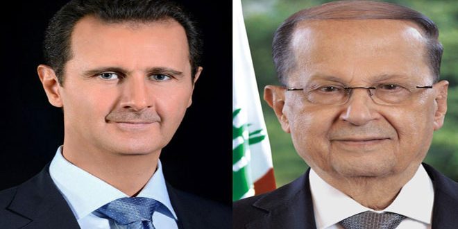 دام برس : دام برس | الرئيس الأسد في برقيه للرئيس عون: نقف إلى جانب لبنان الشقيق ونتضامن مع شعبه المقاوم