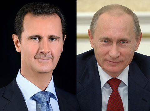 دام برس : دام برس | الرئيس الأسد يتلقى اتصالاً هاتفياً من الرئيس بوتين تناول تطورات الأحداث في سورية