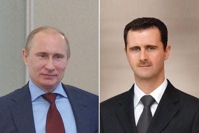 دام برس : دام برس | الرئيس الأسد يهنئ الرئيس بوتين بمناسبة تسلمه مهام منصبه الجديد رئيساً لروسيا الاتحادية 