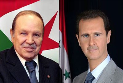 دام برس : دام برس | الرئيس الأسد يتلقى برقية تهنئة من الرئيس بوتفليقة يعرب فيها عن تمنياته بالمزيد من التقدم والازدهار للشعب السوري الشقيق