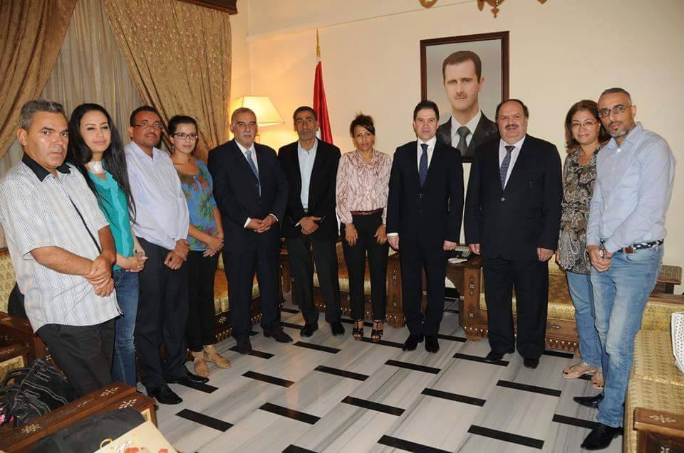 دام برس : دام برس | وزير السياحة خلال لقائه بالوفد الاعلامي التونسي: الإعلام الحامل الرئيسي لمواجهة الإرهاب الظلامي