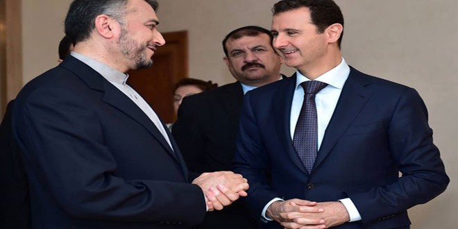 دام برس : دام برس | الرئيس الأسد :الشعب السوري يثق بالدور الإيراني الداعم لشعوب المنطقة وقضاياه العادلة عبر التاريخ
