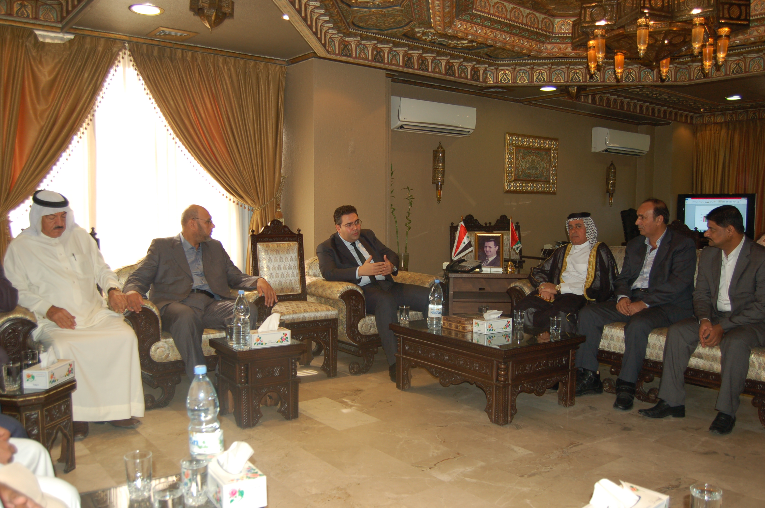 دام برس : دام برس | وزير الاقتصاد السوري يستقبل وفد اتحاد الجمعيات الفلاحية العراقية