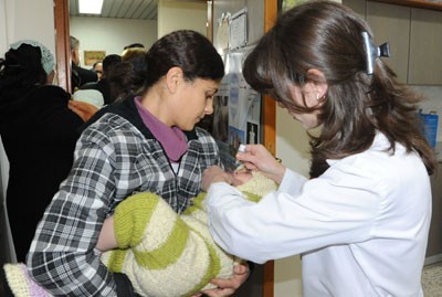 دام برس : دام برس | هدفها أكثر من 245 ألف طفل .. صحة حلب تبدأ المرحلة الرابعة من حملة اللقاح ضد شلل الأطفال