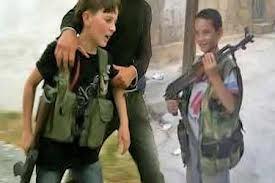 دام برس : دام برس | في سورية للحقيقة وجه آخر .. فارق كبير بين طفل في مدرسة وطفل يحمل سلاح  .. الجزء الخامس. .. بقلم: مي حميدوش 