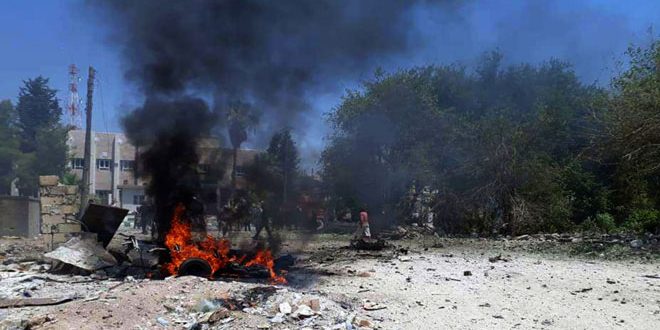 دام برس : استشهاد خمسة مدنيين وإصابة آخرين بانفجار سيارة مفخخة في مدينة رأس العين
