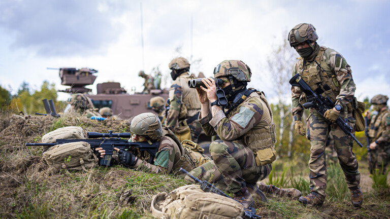 دام برس : دام برس | التلفزيون الفرنسي يعرض خارطة نشر قوات ماكرون النظامية في أوكرانيا