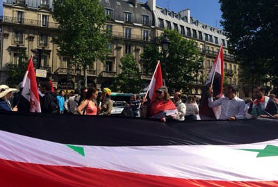 دام برس : الجالية السورية في فرنسا: لن تستطيع الحكومة الفرنسية منعنا من انتخاب رئيسنا