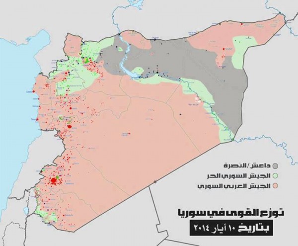 دام برس : دام برس | خريطة السيطرة العسكرية الحالية للجيش العربي السوري .. 70% من سوريا تحت سيطرة الدولة