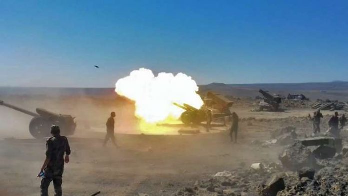 دام برس : دام برس | المجموعات الإرهابية تعتدي على نقاط عسكرية في منطقة خفض التصعيد ومدفعية الجيش ترد