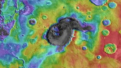 دام برس : دام برس | المريخ شهد ثورات براكين هائلة في الماضي السحيق