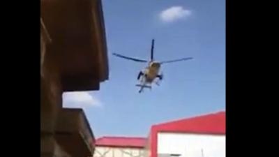 دام برس : دام برس | بالفيديو.. طيار عراقي يحلق بمروحية فوق جامعة في بغداد لتحية حبيبته