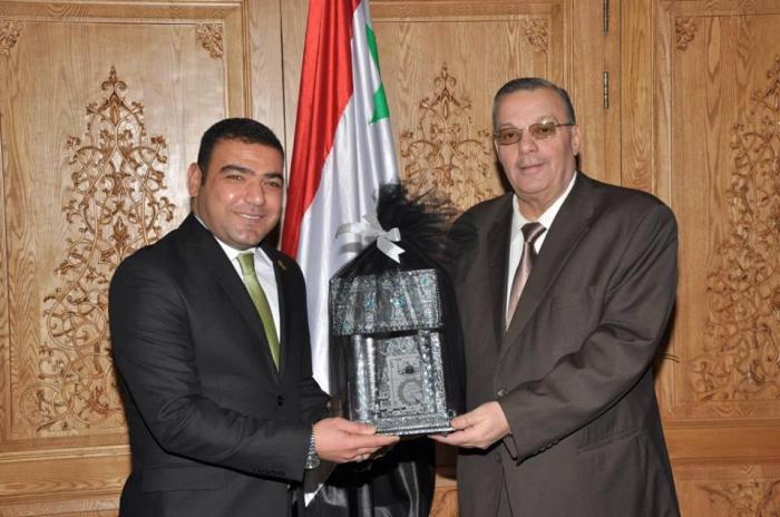 دام برس : دام برس | مجلس مدينة حلب يُكَرِّم القنصل العام لجمهورية العراق الشقيقة