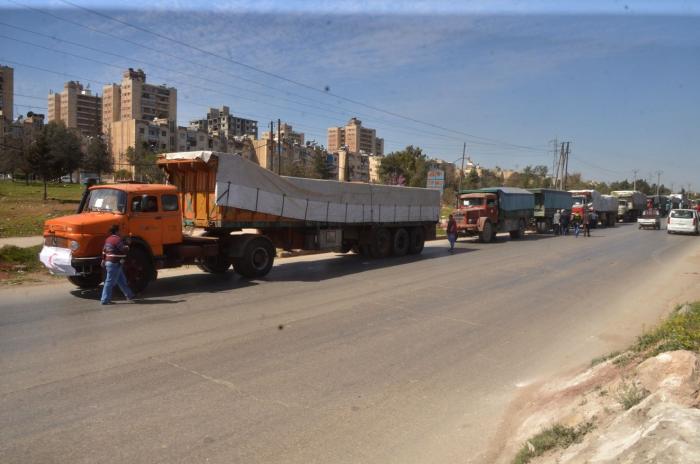 دام برس : دام برس | محافظة حلب :تسيير قافلة مساعدات إنسانية لأهالي منطقتي عفرين واعزاز