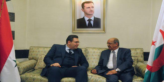 دام برس : دام برس | تعاون سوري – جزائري سيفعّل على خلفية زيارة وزير الشؤون المغاربية الجزائري إلى سورية