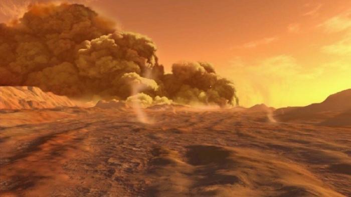 دام برس : دام برس | إعداد أول خارطة للعواصف الرملية على سطح المريخ!