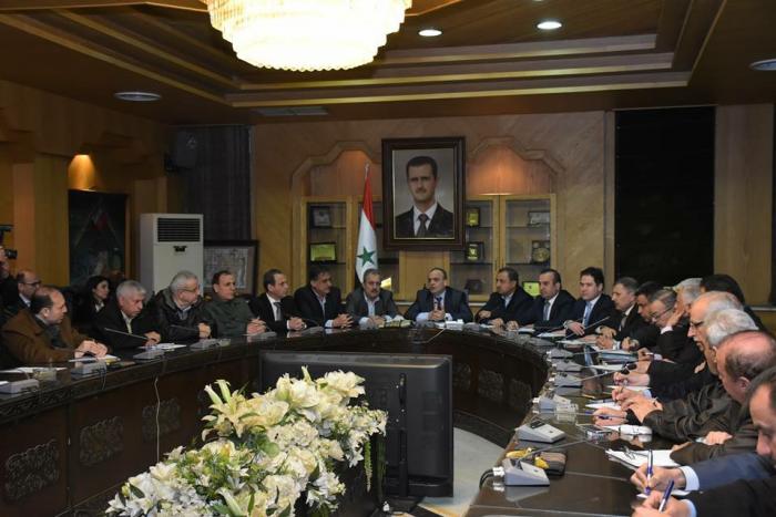 دام برس : دام برس | الوفد الوزاري برئاسة خميس يختتم زيارته إلى حلب بتذليل كل العراقيل الإدارية